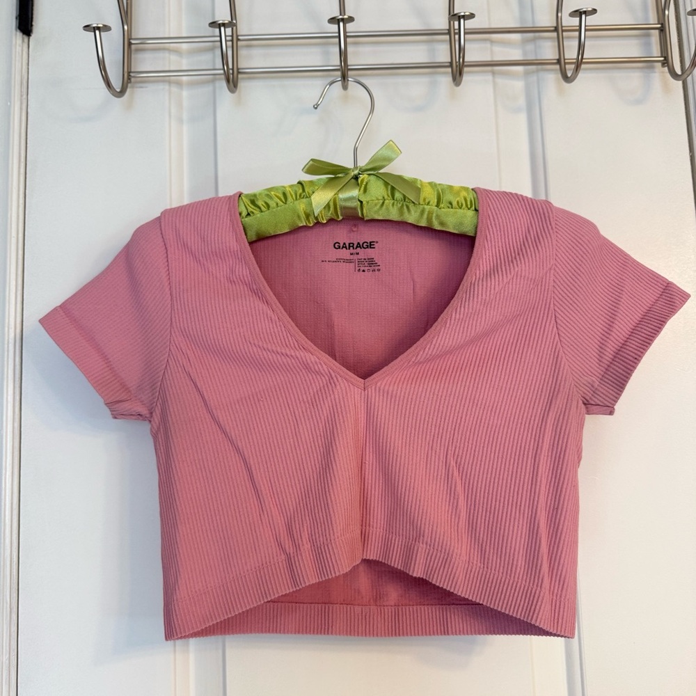 Garage Ribbed Crop Top
